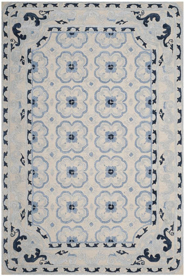 safavieh clearance bella bel154a ivory blue rug