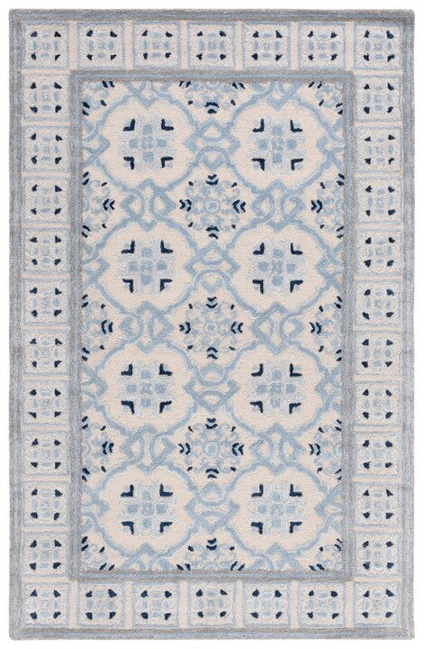 safavieh clearance bella bel155a ivory blue rug