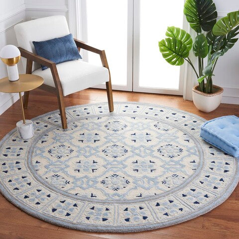 safavieh clearance bella bel155a ivory blue rug