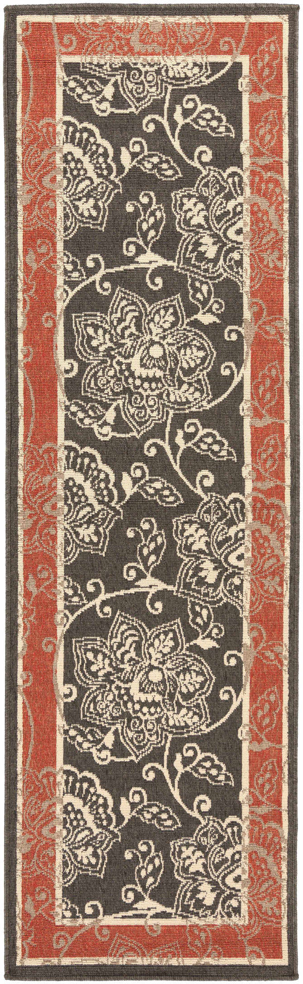Hauteloom Berryman BERRY Black Machine Made Olefin Rug