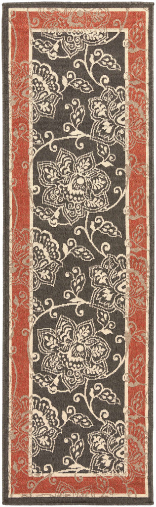 Hauteloom Berryman BERRY Black Machine Made Olefin Rug