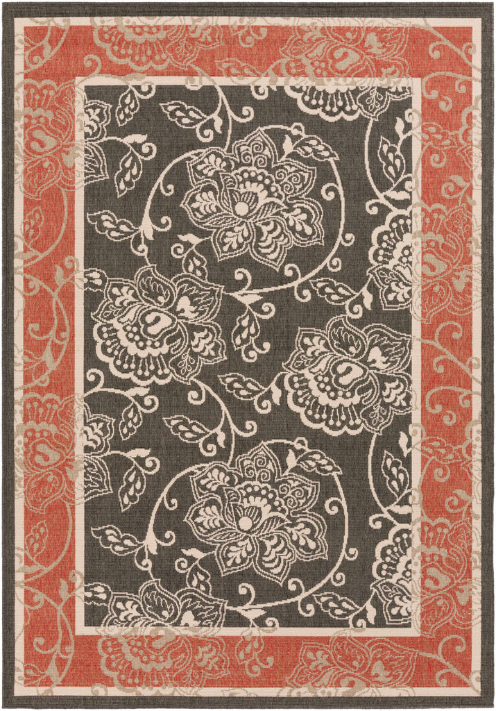 Hauteloom Berryman BERRY Black Machine Made Olefin Rug