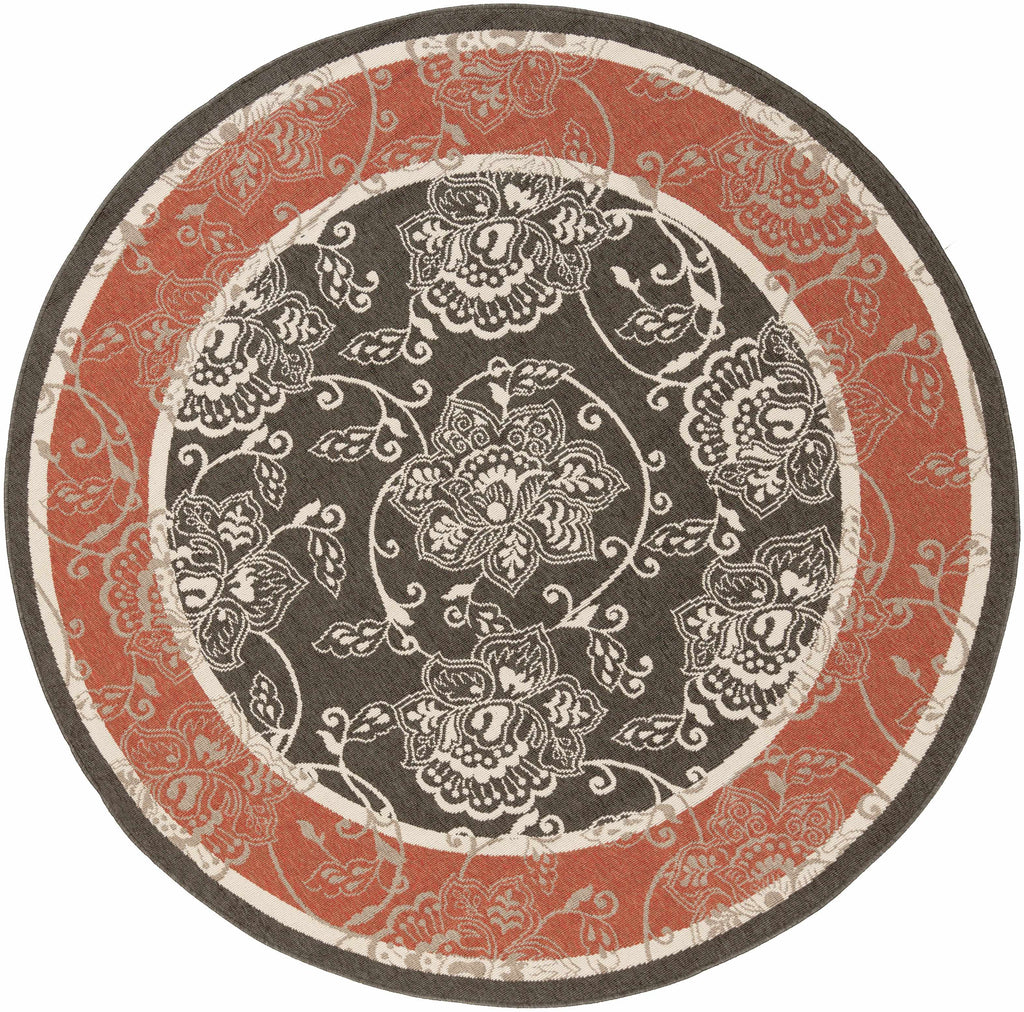 Hauteloom Berryman BERRY Black Machine Made Olefin Rug