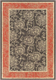 Hauteloom Berryman BERRY Black Machine Made Olefin Rug
