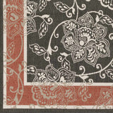Hauteloom Berryman BERRY Black Machine Made Olefin Rug