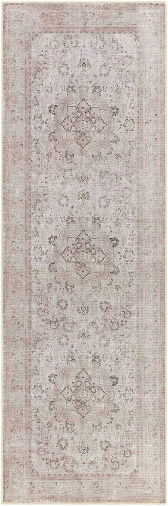 Hauteloom Bethany BET Beige Machine Made Chenille-Polyester Rug