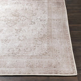 Hauteloom Bethany BET Beige Machine Made Chenille-Polyester Rug