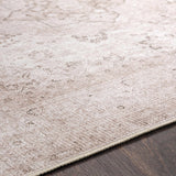 Hauteloom Bethany BET Beige Machine Made Chenille-Polyester Rug