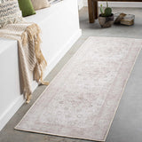 Hauteloom Bethany BET Beige Machine Made Chenille-Polyester Rug
