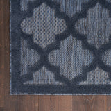 nourison easy care nes01 navy blue rug