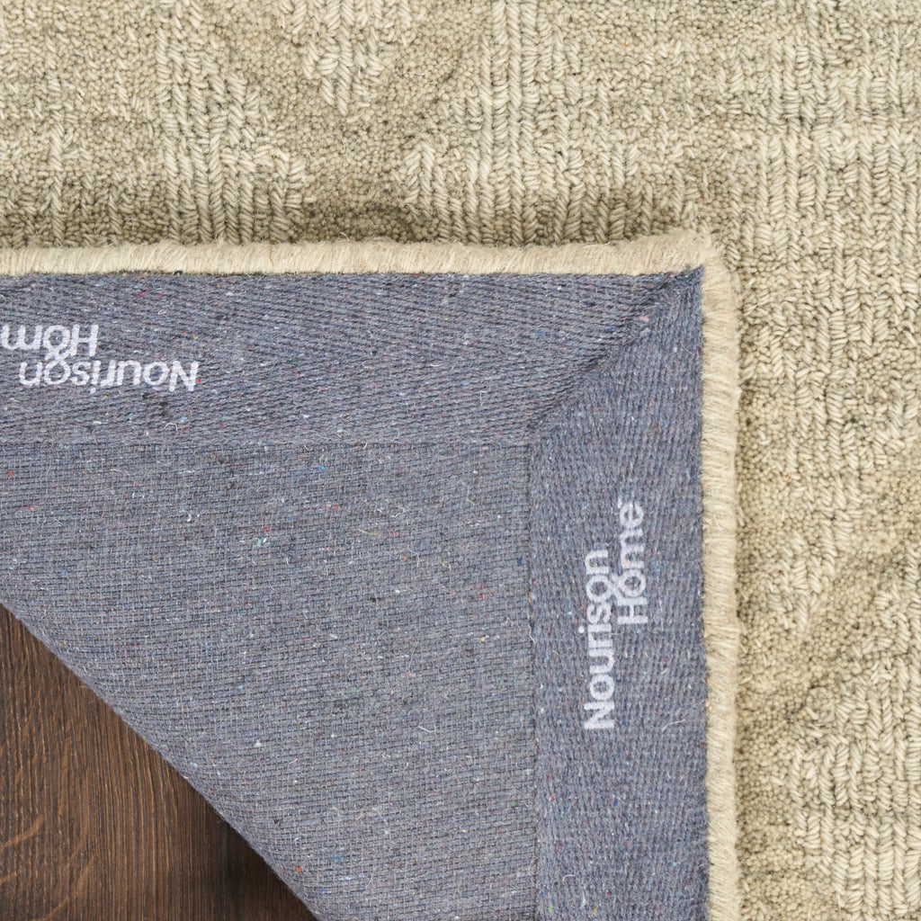 nourison wool haven woh01 sage rug