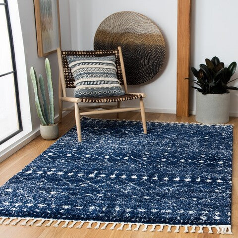 safavieh clearance berber fringe shag bfg519n dark blue rug