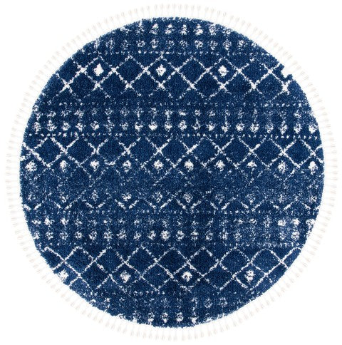safavieh clearance berber fringe shag bfg519n dark blue rug