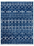 safavieh clearance berber fringe shag bfg519n dark blue rug
