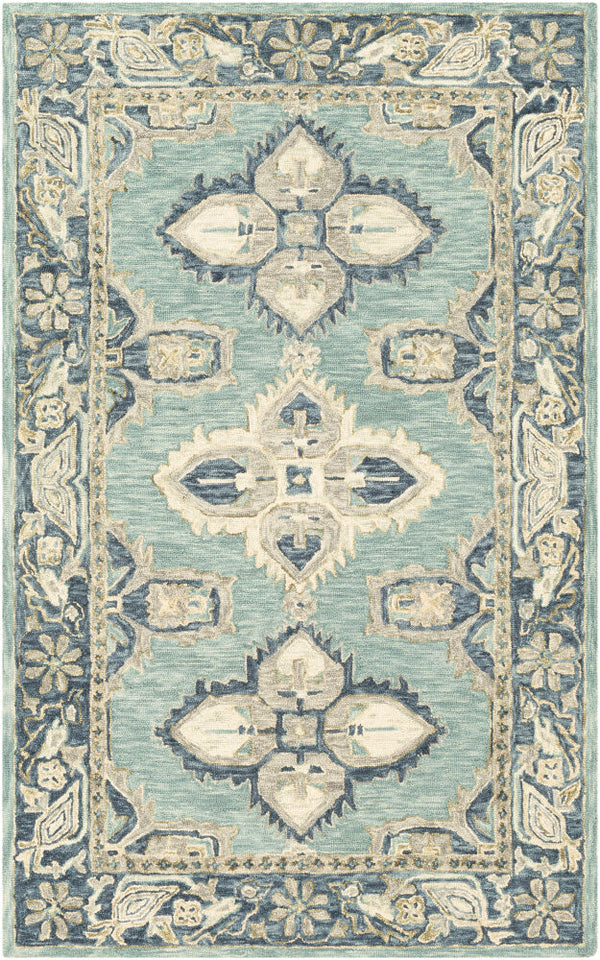 surya rug co bonifate bft1000 aqua rug