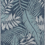 nourison garden oasis goa02 navy rug