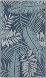 nourison garden oasis goa02 navy rug