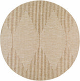 Hauteloom Bugas BGS Cream Machine Made Polypropylene Rug