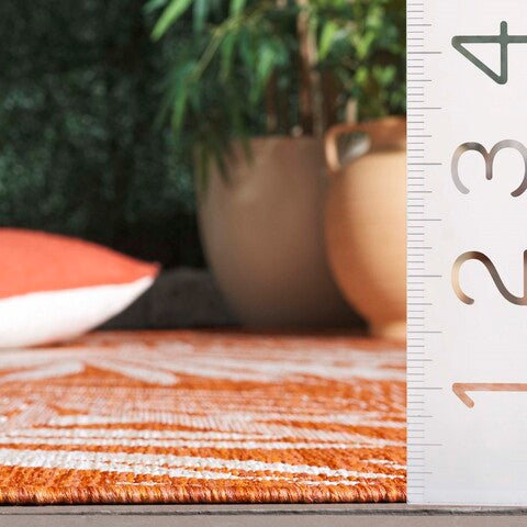 safavieh clearance beach house bhs264p orange rug