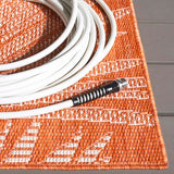 safavieh clearance beach house bhs264p orange rug
