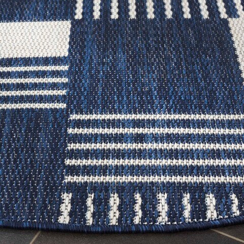 Safavieh Clearance Beach House BHS402N Navy Rug