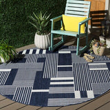 Safavieh Clearance Beach House BHS402N Navy Rug