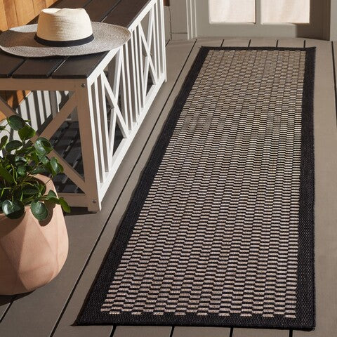 Safavieh Clearance Beach House BHS404Z Black Rug