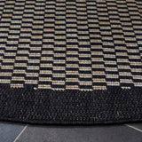 Safavieh Clearance Beach House BHS404Z Black Rug