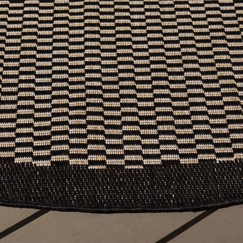 Safavieh Clearance Beach House BHS404Z Black Rug