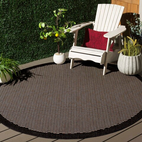 Safavieh Clearance Beach House BHS404Z Black Rug
