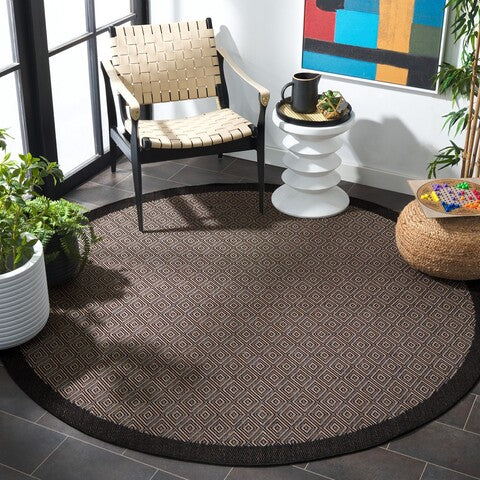 Safavieh Clearance Beach House BHS406Z Black Rug