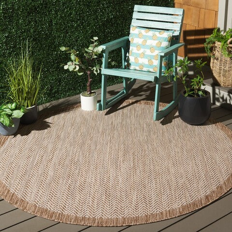Safavieh Clearance Beach House BHS408T Brown Rug