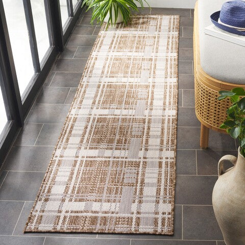 Safavieh Clearance Beach House BHS412T Brown Rug