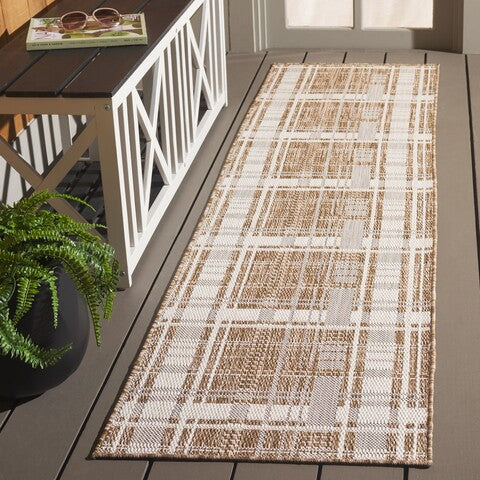 Safavieh Clearance Beach House BHS412T Brown Rug
