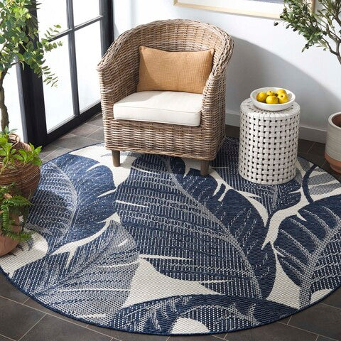 Safavieh Clearance Beach House BHS422N Navy Rug