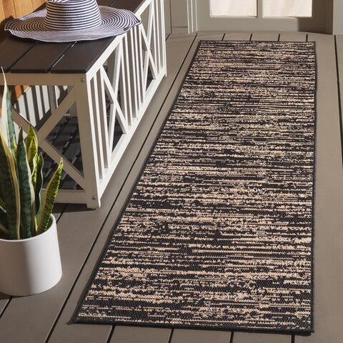 Safavieh Clearance Beach House BHS424Z Black Rug