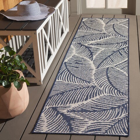 Safavieh Clearance Beach House BHS426N Navy Rug