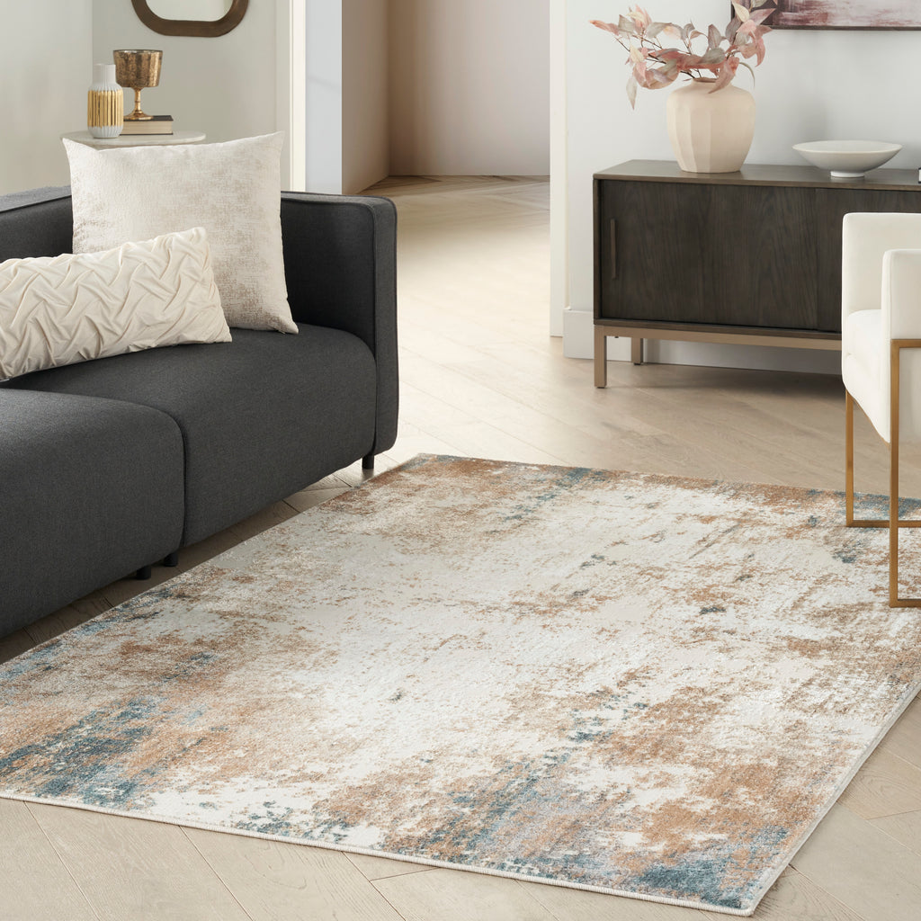 nourison glitz glz06 taupe multi rug