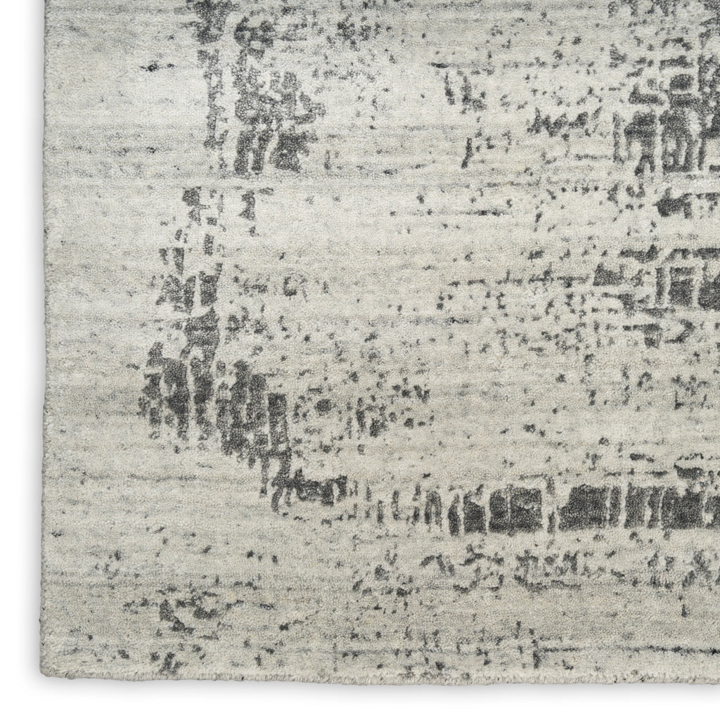 nourison harmony hay01 ivory charcoal rug