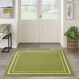 nourison nourison essentials nre02 green ivory rug