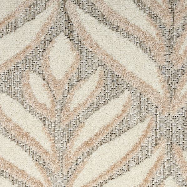 nourison aloha alh35 ivory grey rug