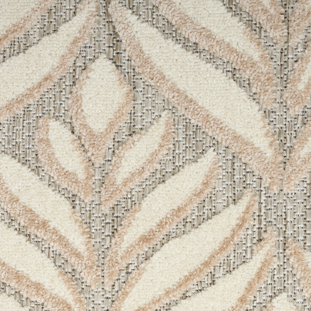 nourison aloha alh35 ivory grey rug