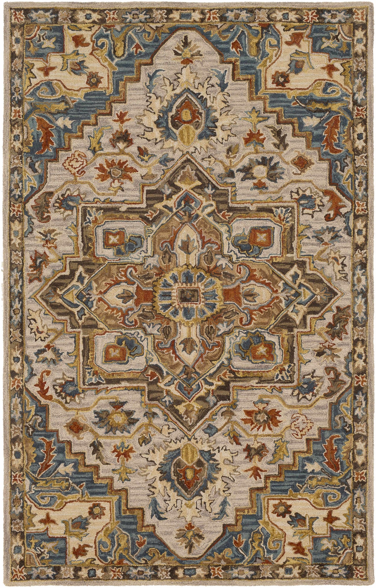 Hauteloom Birtley BIRT Camel Hand Tufted Wool Rug
