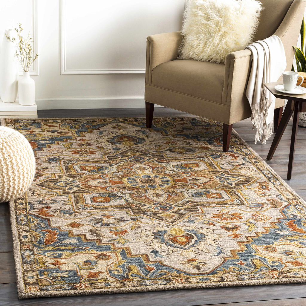 Hauteloom Birtley BIRT Camel Hand Tufted Wool Rug