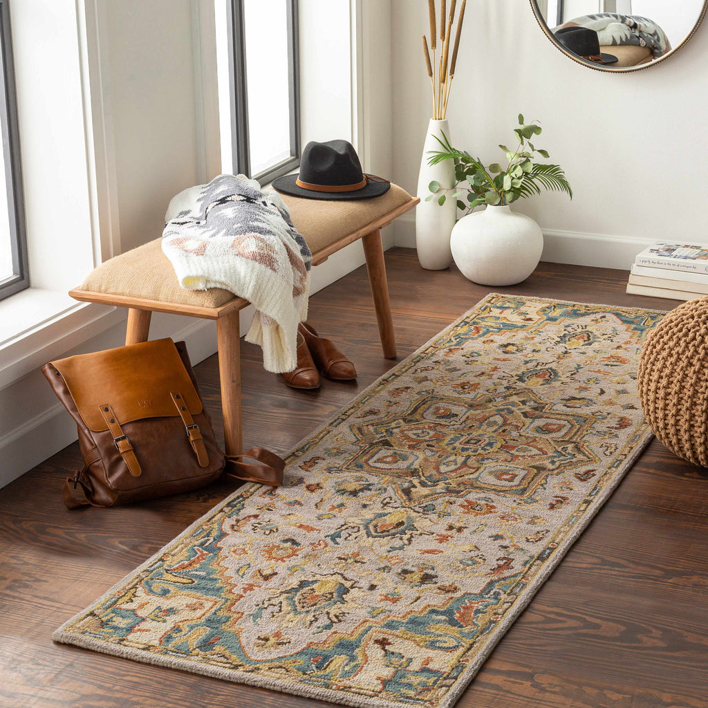 Hauteloom Birtley BIRT Camel Hand Tufted Wool Rug