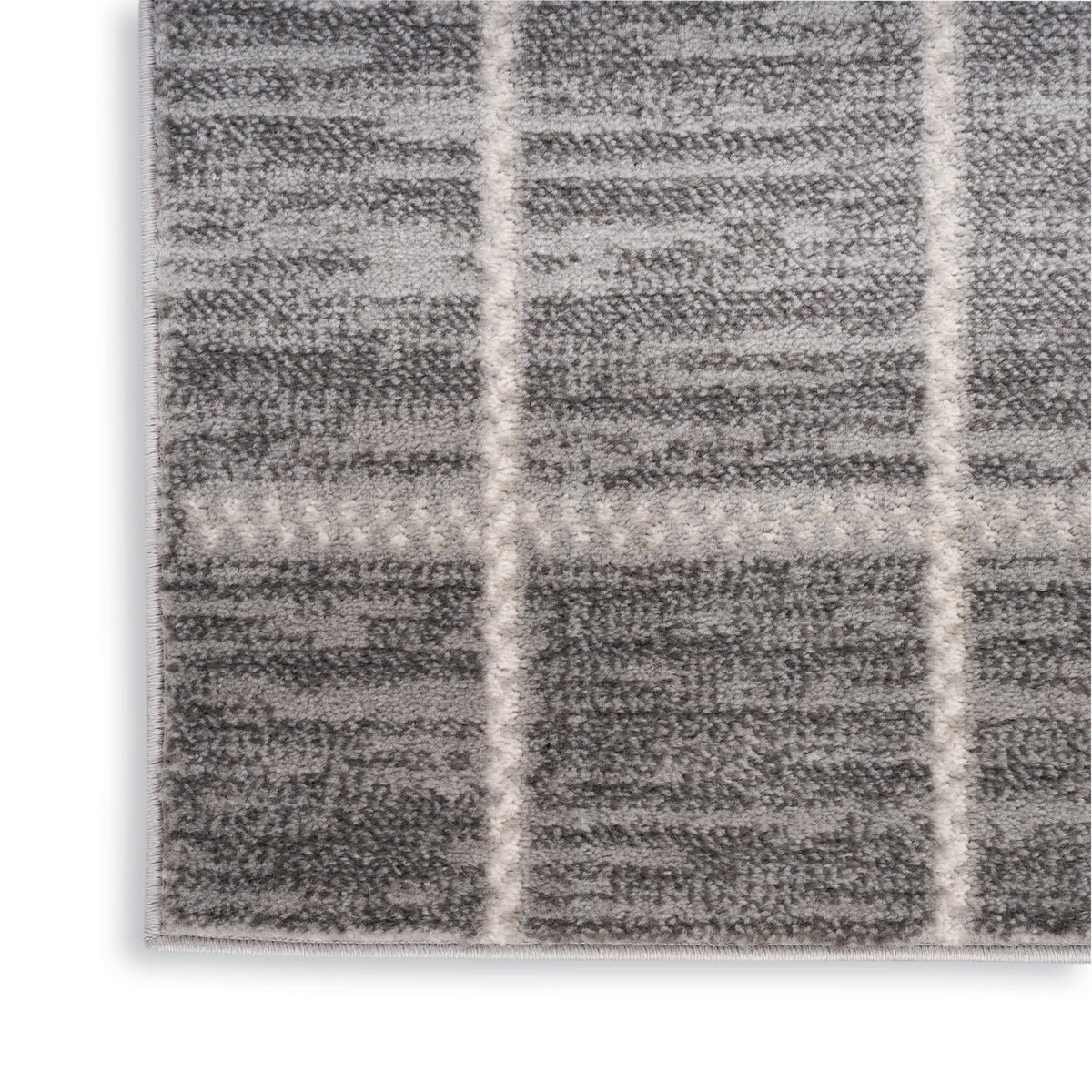 nourison serenity home srh05 grey ivory rug