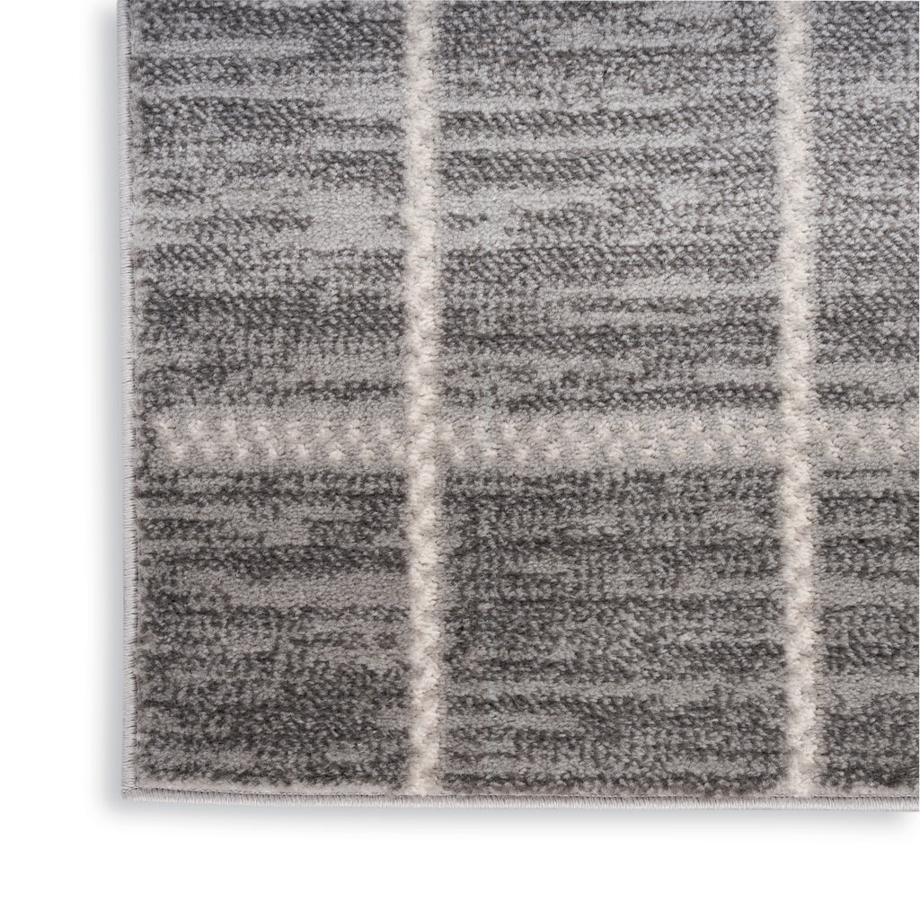 nourison serenity home srh05 grey ivory rug