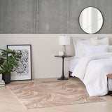 nourison central park west cep02 beige brown rug