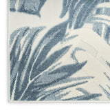 nourison aloha alh43 ivory blue rug