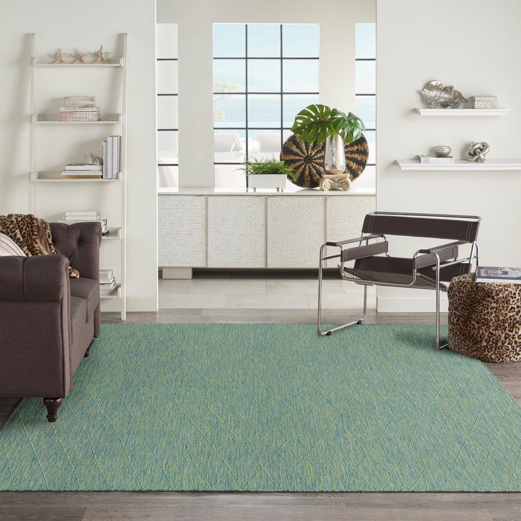 nourison washable solutions wsl01 blue green rug